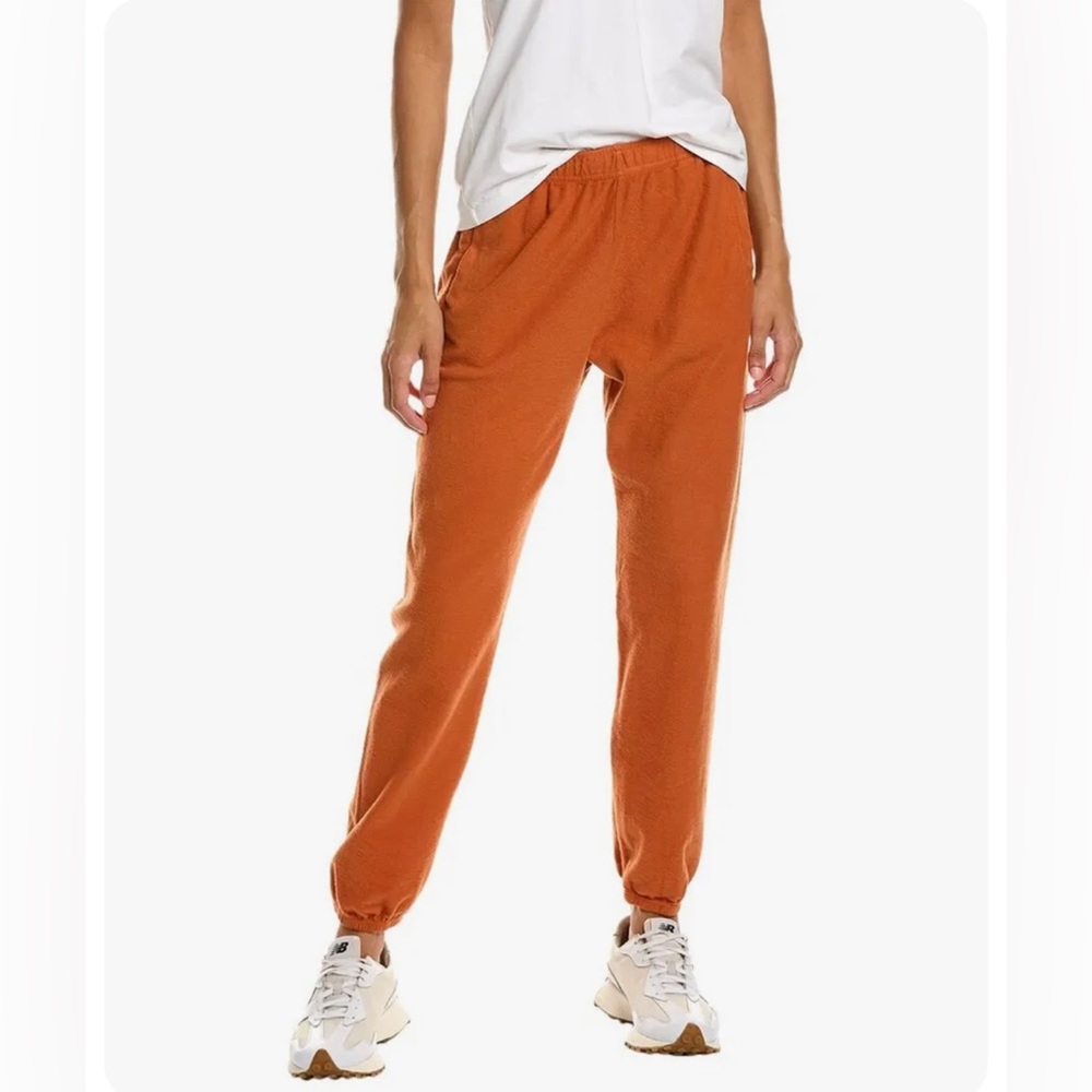 NWT L Monrow Fuzzy Boyfriend Sweatpants